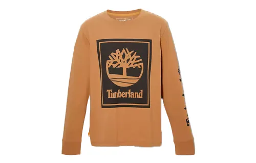 Timberland T Shirts Unisex Wheat Crew Neck Moderate Straight Fit