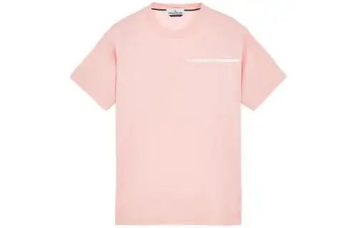 STONE ISLAND T Shirt Men's Pink