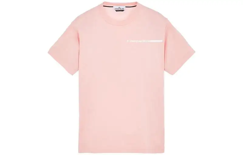 STONE ISLAND T Shirt Men's Pink