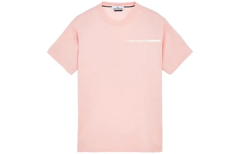 STONE ISLAND T Shirt Men's Pink
