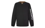 Timberland T Shirts Men's Black Crew Neck Moderate Straight Fit