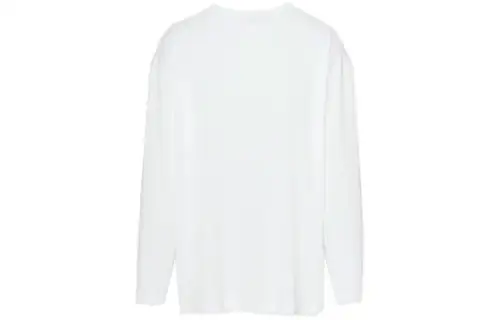 PRADA T Shirts Men's White Crew Neck Moderate Straight Fit