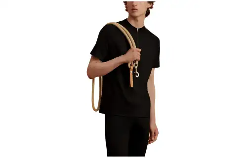 HERMES SS23 T Shirt Men's Black