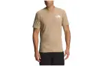 THE NORTH FACE T Shirts Men's Brown Crew Neck Moderate Straight Fit