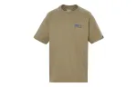 Timberland T Shirts Men's Olive Crew Neck Moderate Straight Fit