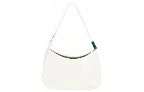 Bottega Veneta Leather Handbag, Shoulder Bag Women's White
