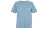 Timberland Drop Shoulder Sleeve T Shirt Men's Light Blue