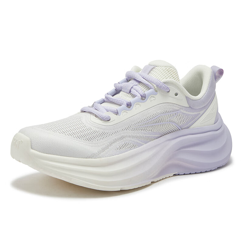 361° Breathable And Slip Resistant Breathable And Slip Resistant Low top Casual Running Shoes Women’s White Purple