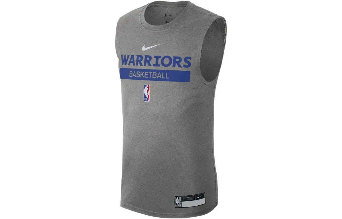 Nike T-Shirts Men's Gray Crew Neck Moderate