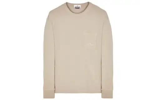 STONE ISLAND T Shirts Men's Dove Gray Crew Neck Moderate Straight Fit