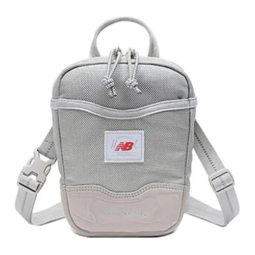 New Balance Herschel Collaboration Nylon One Shoulder Handbag Unisex Gray