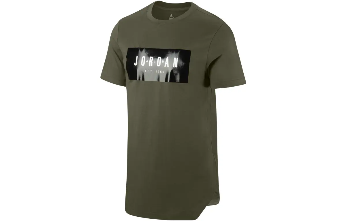 Jordan T Shirt Men's Army Green
