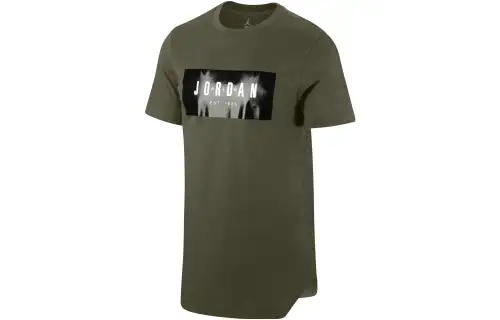 Jordan T Shirt Men's Army Green