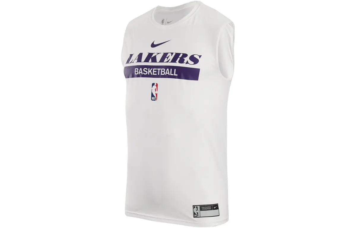 Nike T-Shirts Men's White Crew Neck Moderate