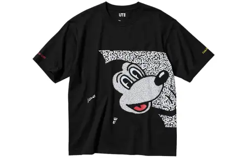 UNIQLO x Keith Haring T Shirt Unisex Black