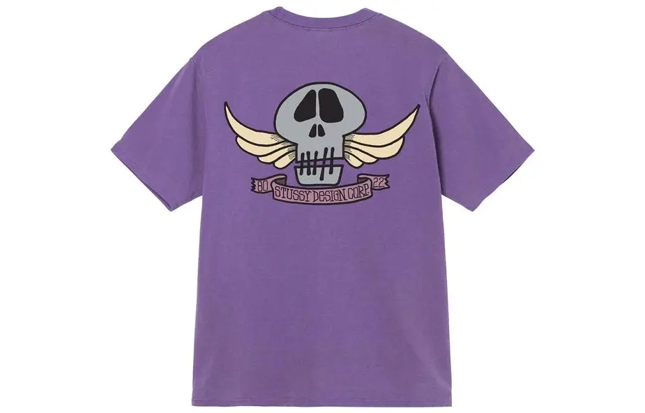 Stussy Skull Wings Pigment Dyed Tee