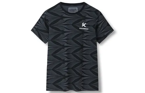 ANTA Basketball Collection T Shirts Men's Black Crew Neck Moderate Straight Fit
