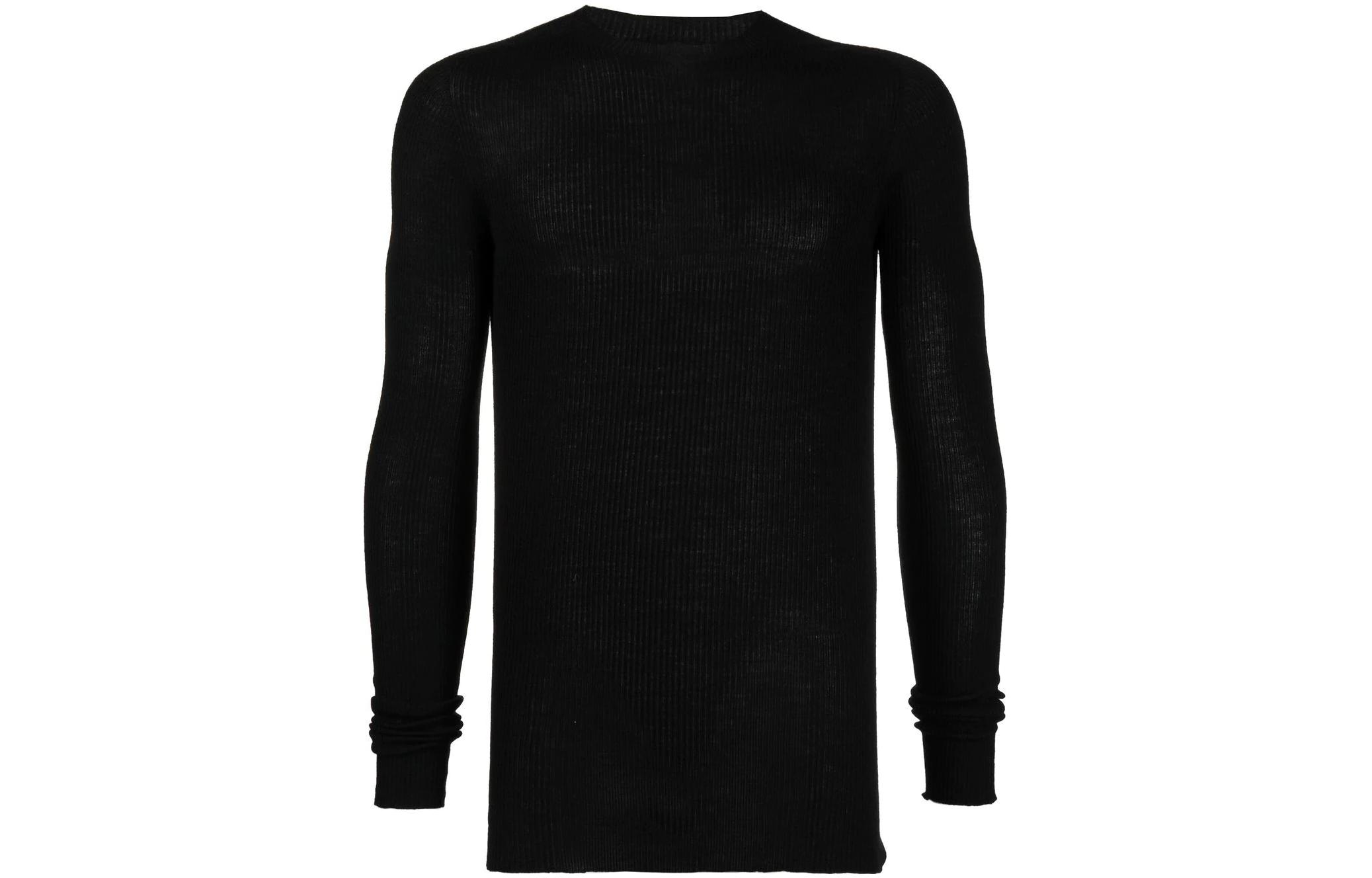 RICK OWENS Ribbed-knit Virgin Wool Jumper