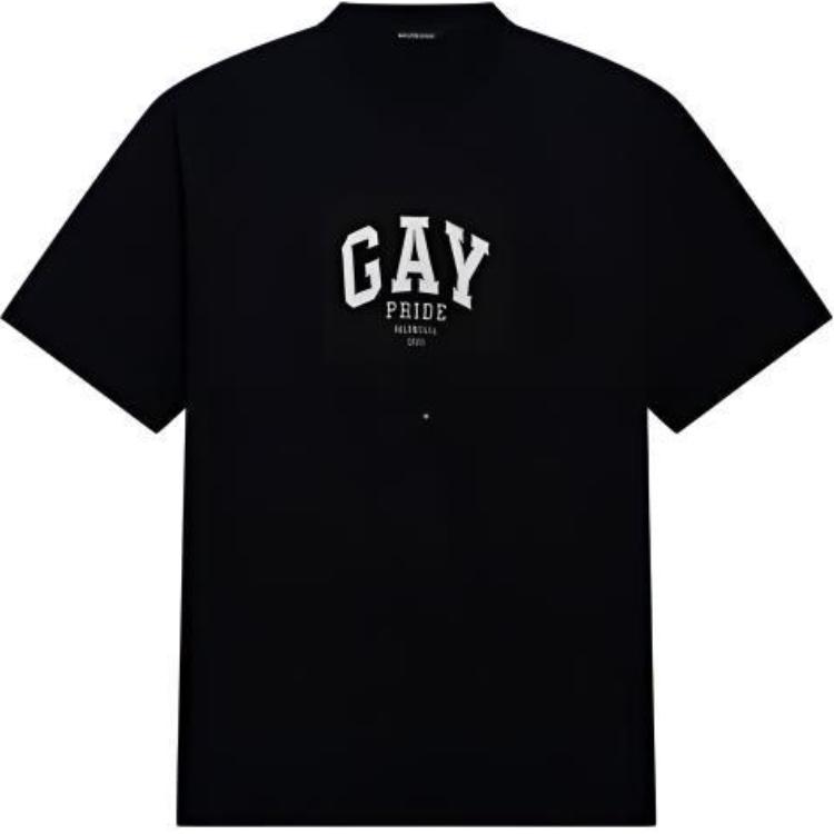 Balenciaga Pride 2021 Oversized Tee