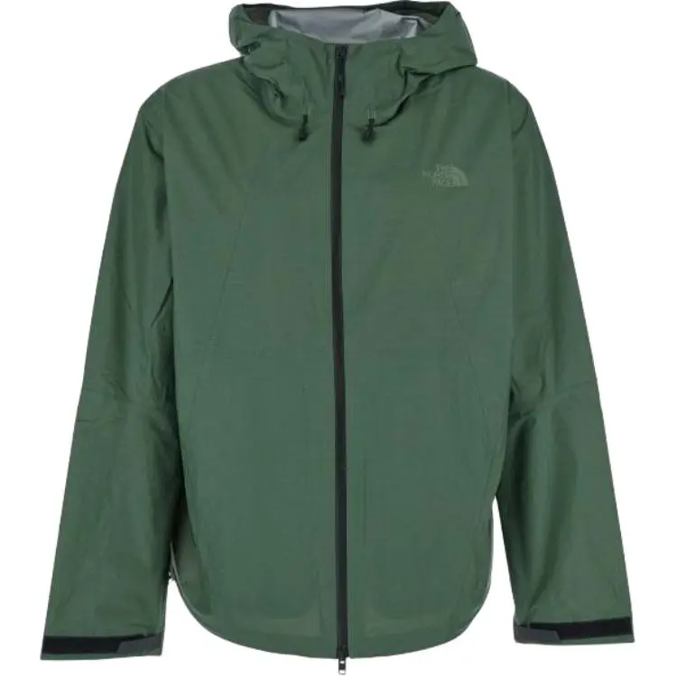 THE NORTH FACE Logo Printed Zipped Rain Jacket