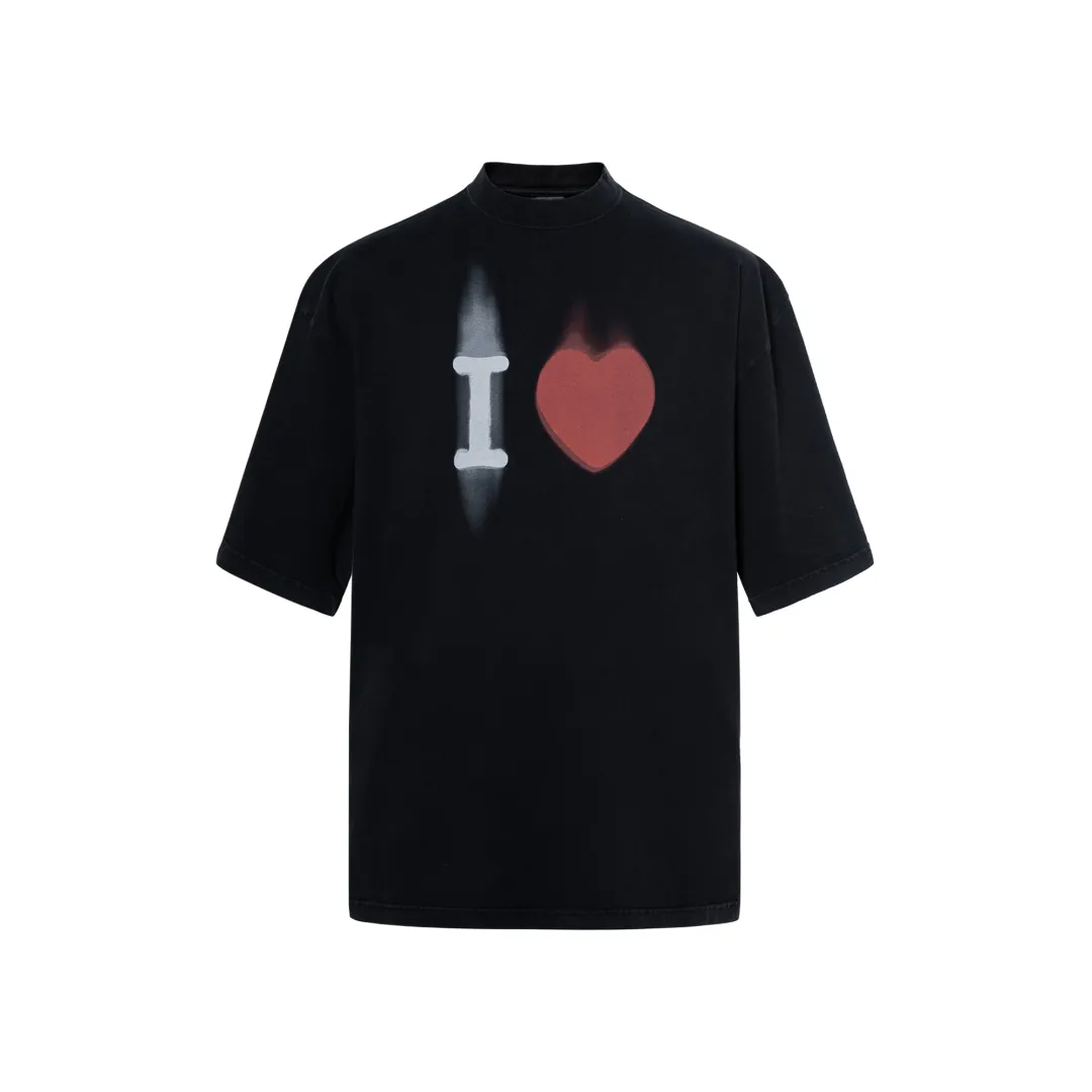 Balenciaga SS23 T Shirt Loose Fit Unisex Black