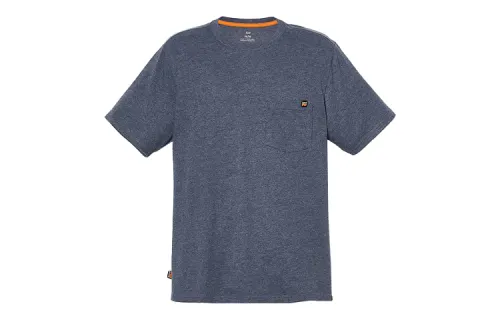 Timberland T Shirts Men's Dark Blue Crew Neck Moderate Straight Fit