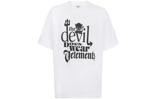Vetements Devil Does Wear Vetements T Shirt