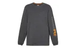 Timberland T Shirts Men's Dark Gray Crew Neck Moderate Straight Fit