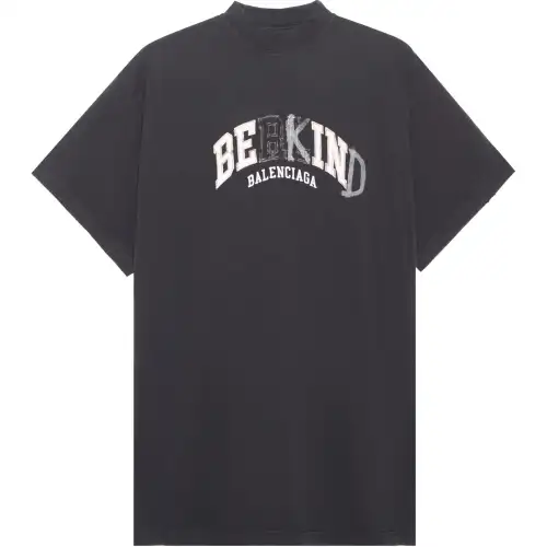 Balenciaga T Shirt Loose Fit Men's Black