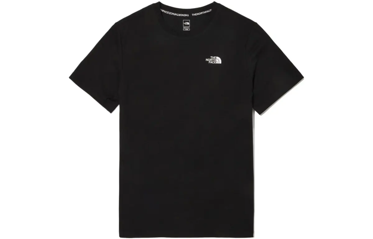 THE NORTH FACE T-Shirts Unisex Black Crew Neck Moderate Straight Fit