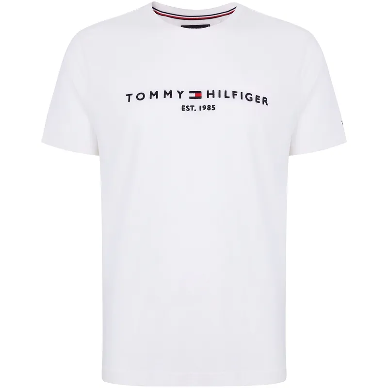 Tommy Hilfiger T Shirts Men's Crew Neck Moderate Straight Fit