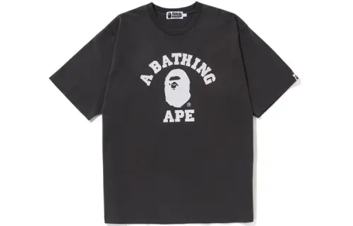 Bape Pigment Dyed College Relaxed Fit Tee