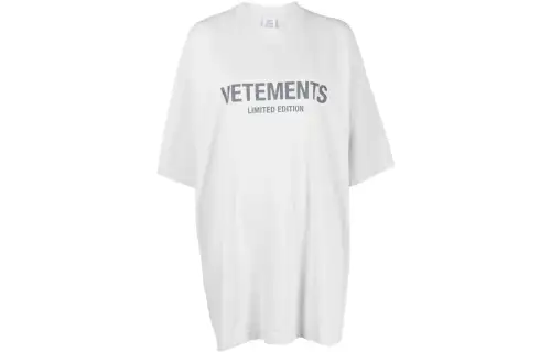 Vetements Logo print Cotton T shirt