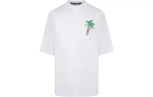 PALM ANGELS Sketchy Cotton Oversized T shirt