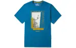Timberland T Shirts Unisex Belize Sea Blue Crew Neck Moderate Straight Fit