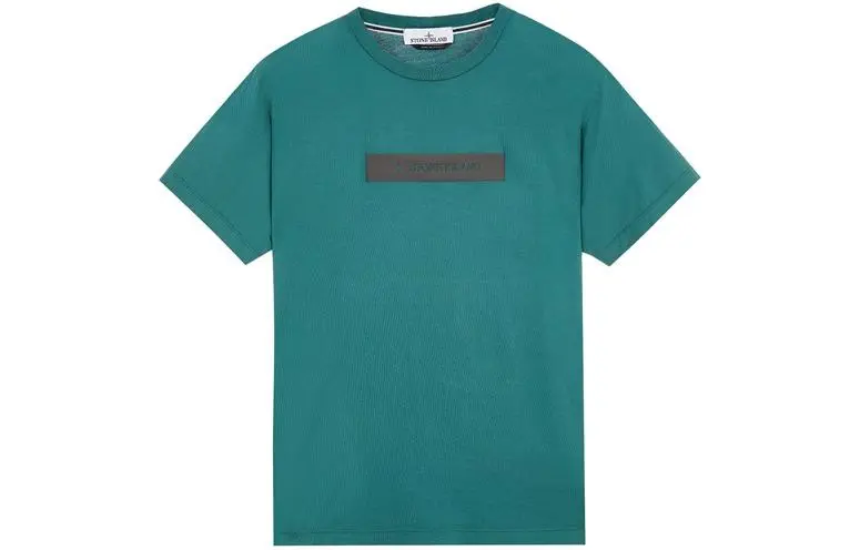 STONE ISLAND T-Shirts Unisex Green Crew Neck Moderate