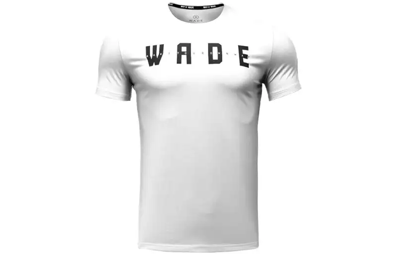 Li Ning T Shirts Men's White Crew Neck Moderate Straight Fit