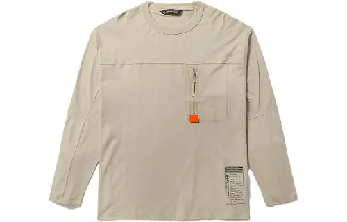 Timberland T Shirts Unisex Sand Crew Neck Moderate Straight Fit