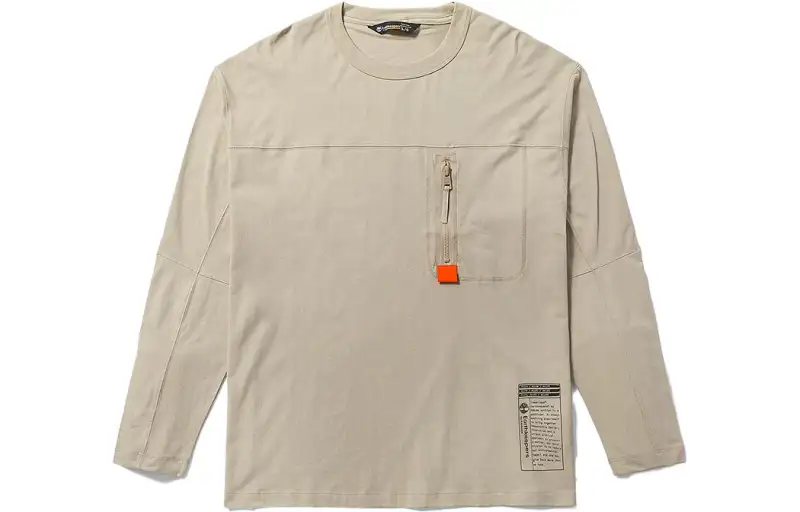 Timberland T Shirts Unisex Sand Crew Neck Moderate Straight Fit