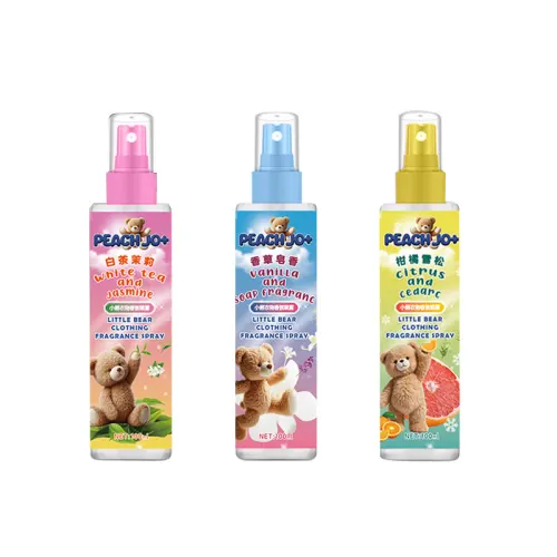 Blue children's perfume, fresh floral perfumed spray with a light fragrance, South Korea, with little bears