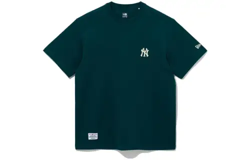 New Era T Shirt Couple, Trendy And Versatile Unisex Dark Blue Green