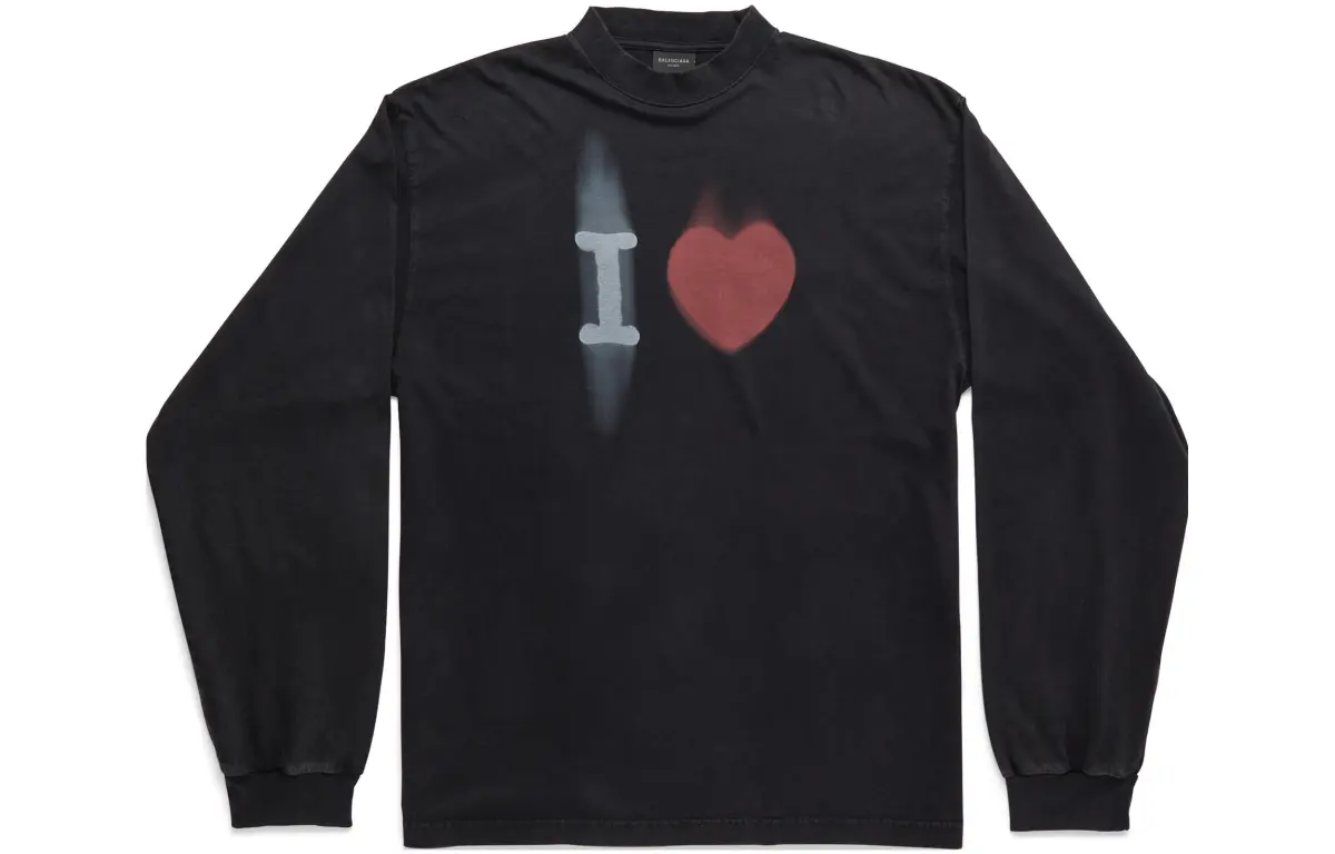 Balenciaga T Shirt Unisex Black