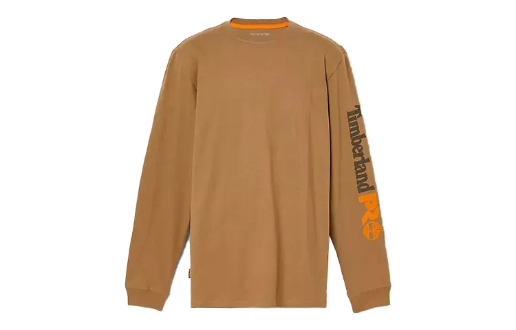 Timberland T Shirts Men's Wheat Crew Neck Moderate Straight Fit