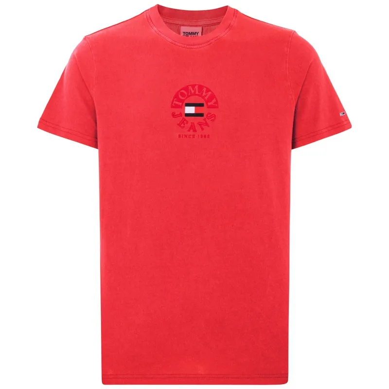 Tommy Hilfiger T Shirt Unisex Carmine