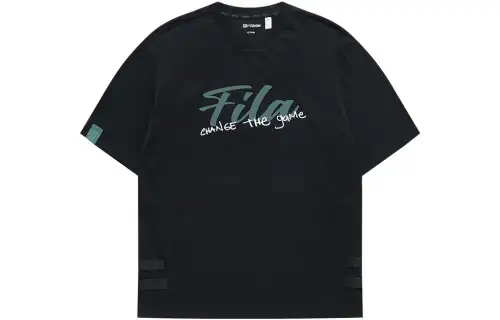 FILA FUSION QR T Shirt Men's Black