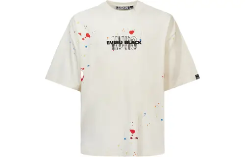 EVISU T Shirts Men's Crew Neck Moderate Straight Fit