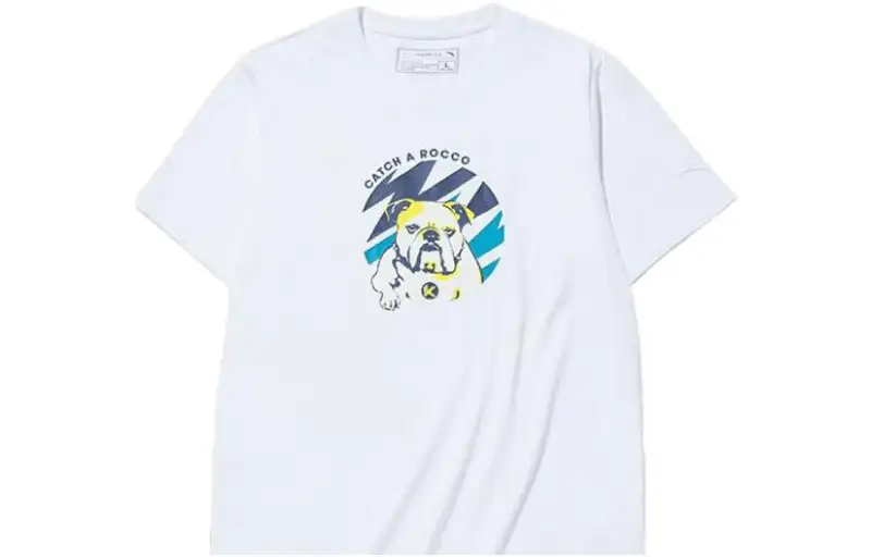 ANTA Basketball Collection T Shirts Men's White Crew Neck Moderate Straight Fit