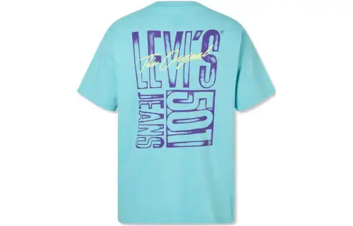 Levis T Shirts Men's Blue Crew Neck Moderate Other