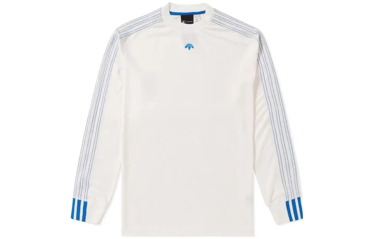 Adidas Originals X Alexander Wang Alexander Wang T-Shirts Men's White Crew Neck Moderate Straight Fit