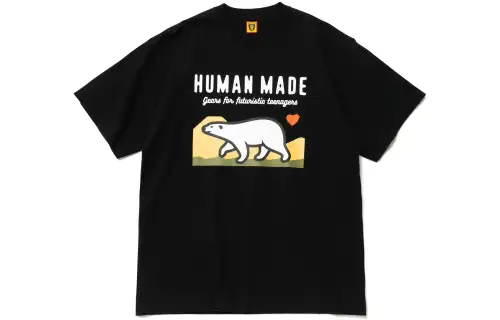 HUMAN MADE Polar Bear Graphic T Shirt